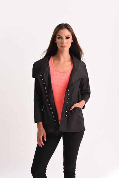 Snap Front Rain Jacket