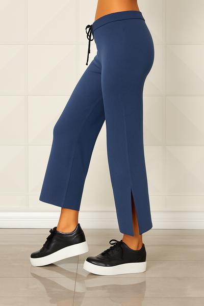 Knit Pants w/ Side Silt