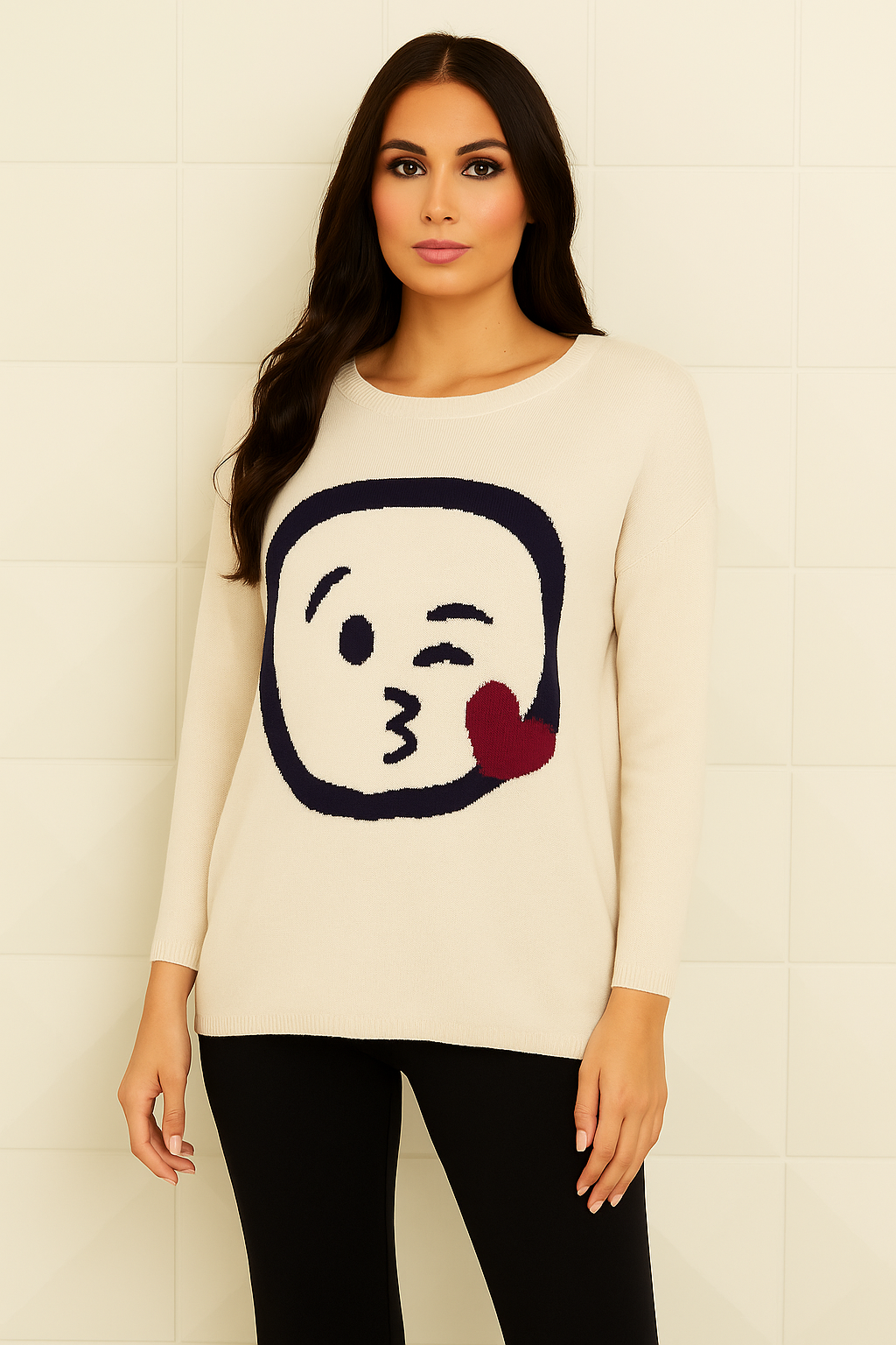 Kiss in Love Emoji Top