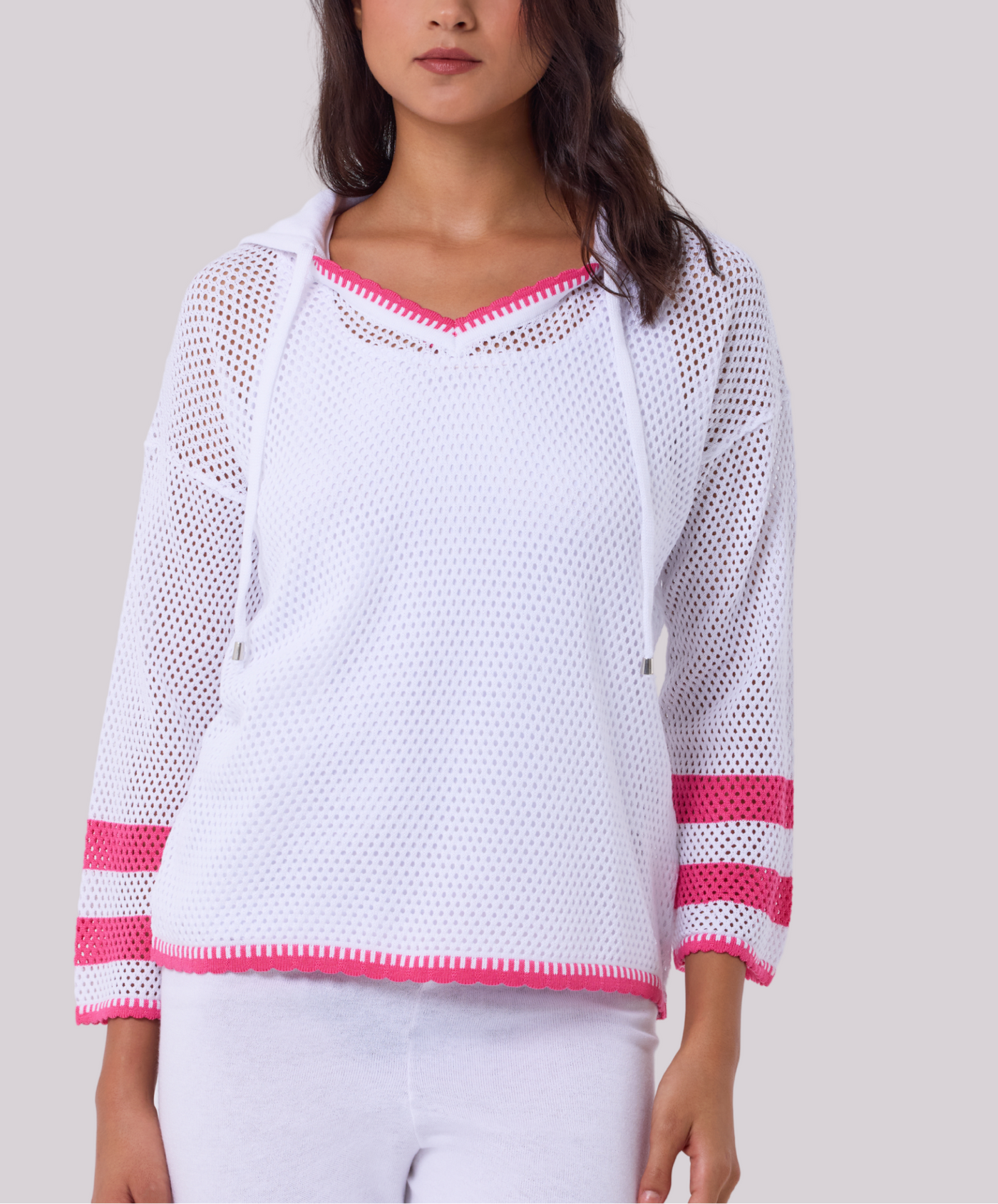 Crochet Hoodie – Angel Apparel