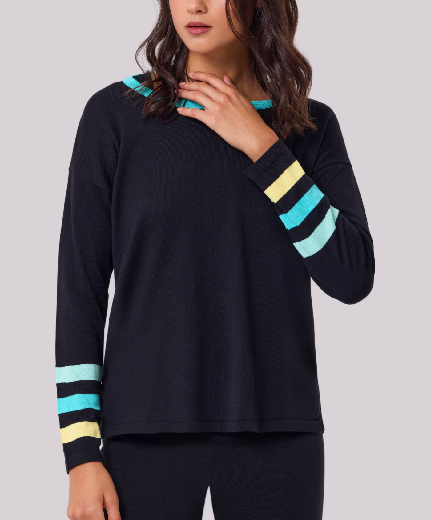 トップス Knit Stripe Tops Knit Stripe Top – Angel Apparel