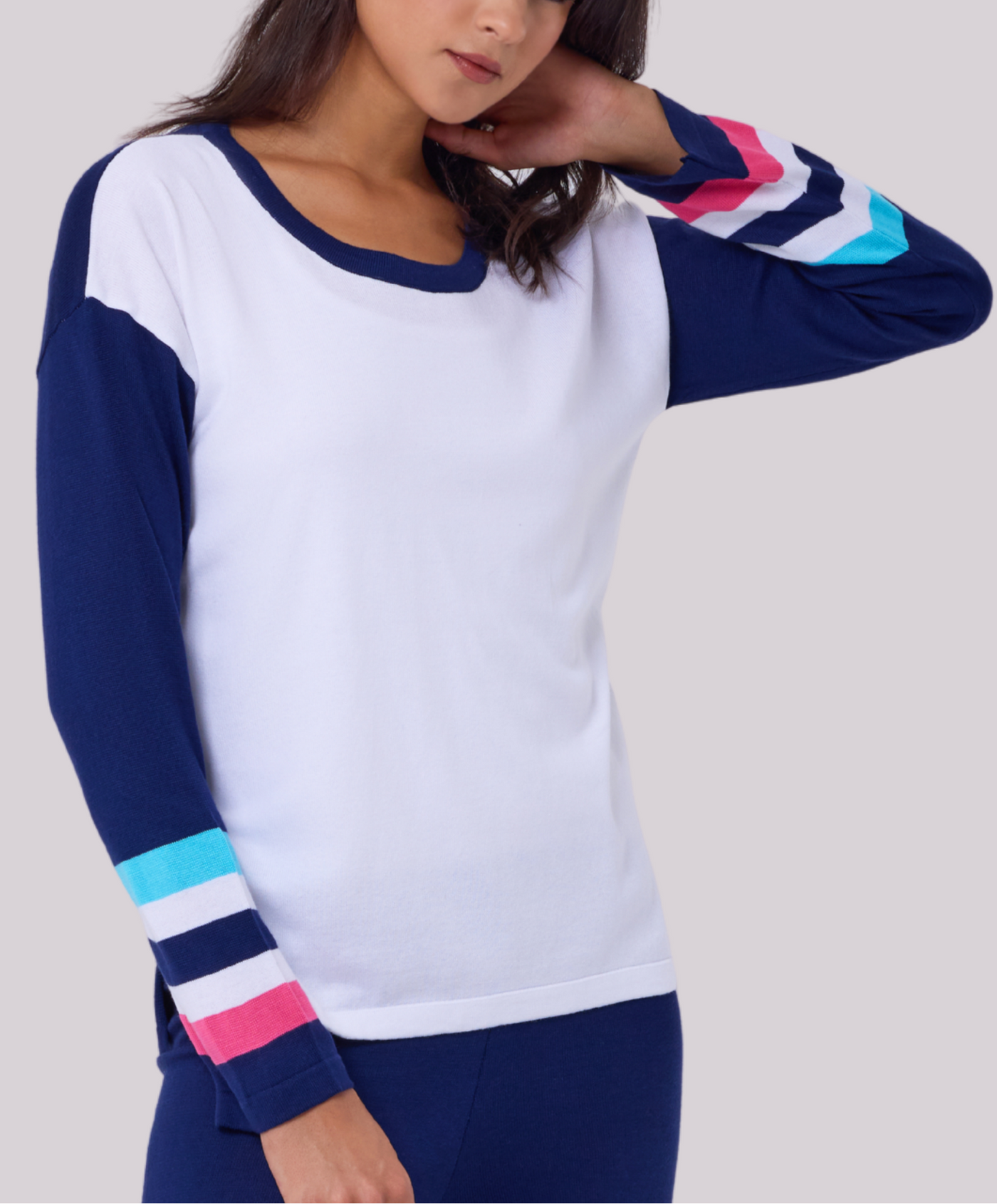 トップス Knit Stripe Tops Knit Stripe Top – Angel Apparel
