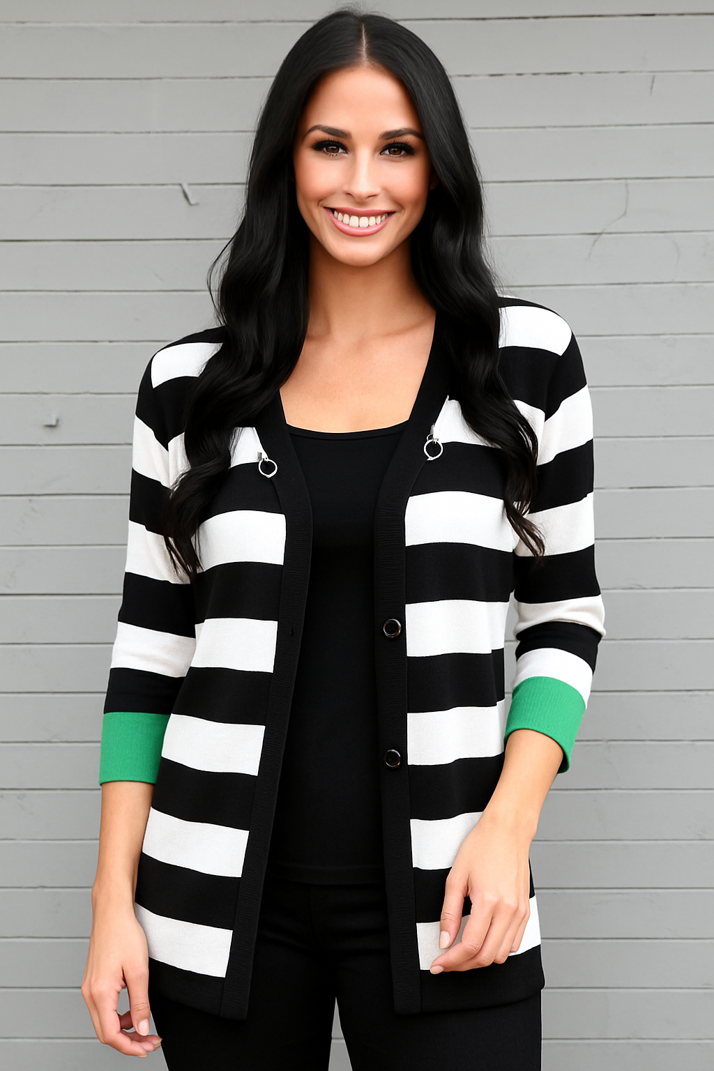 Stripe Cardigan