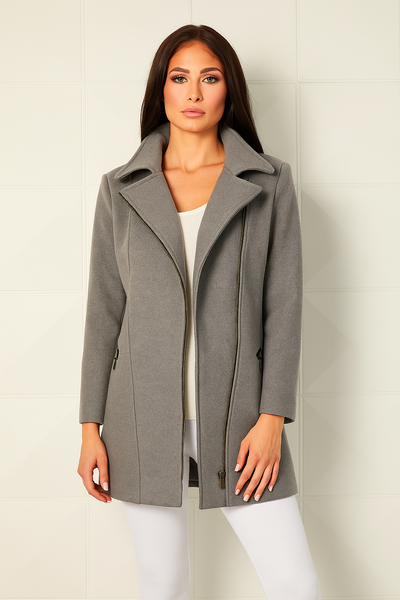 Abrigo de coche con cremallera lateral