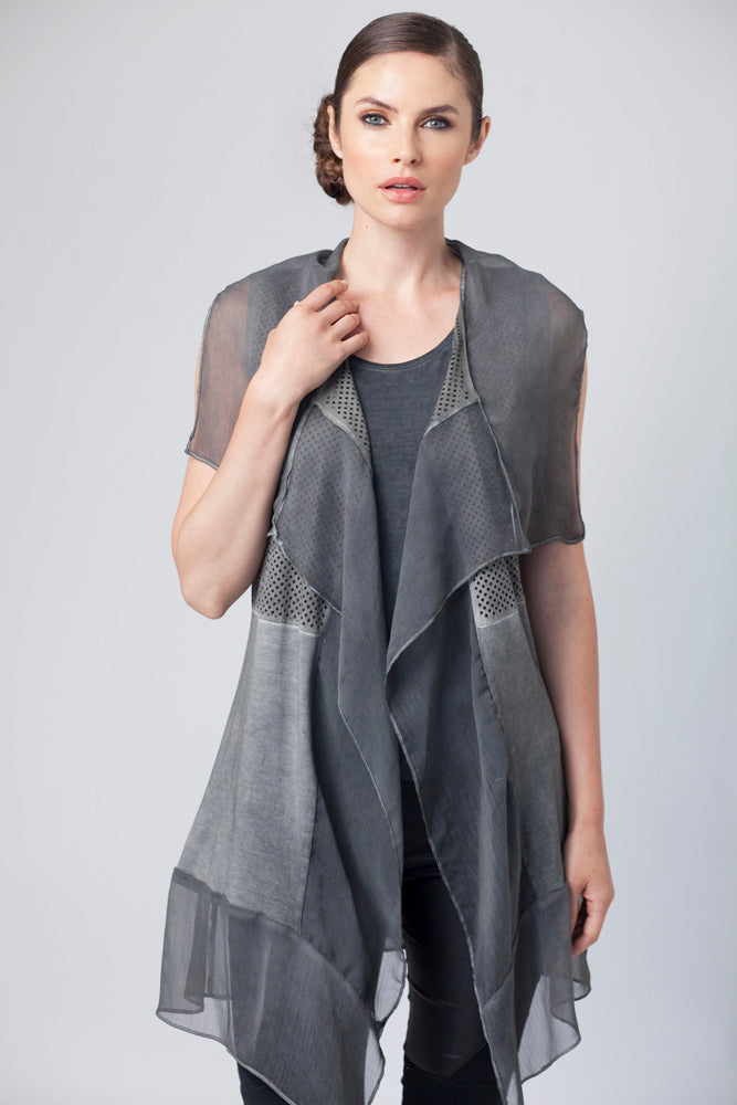 Draped Vest