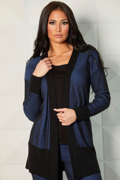 Two Tone Ribbed Jacket