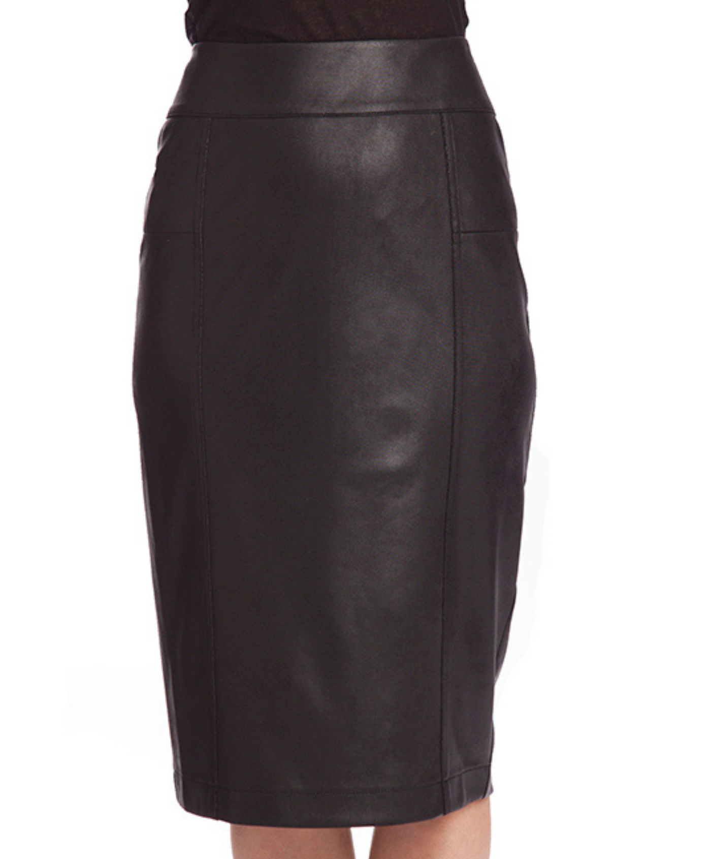 Microfiber Leather Long Skirt