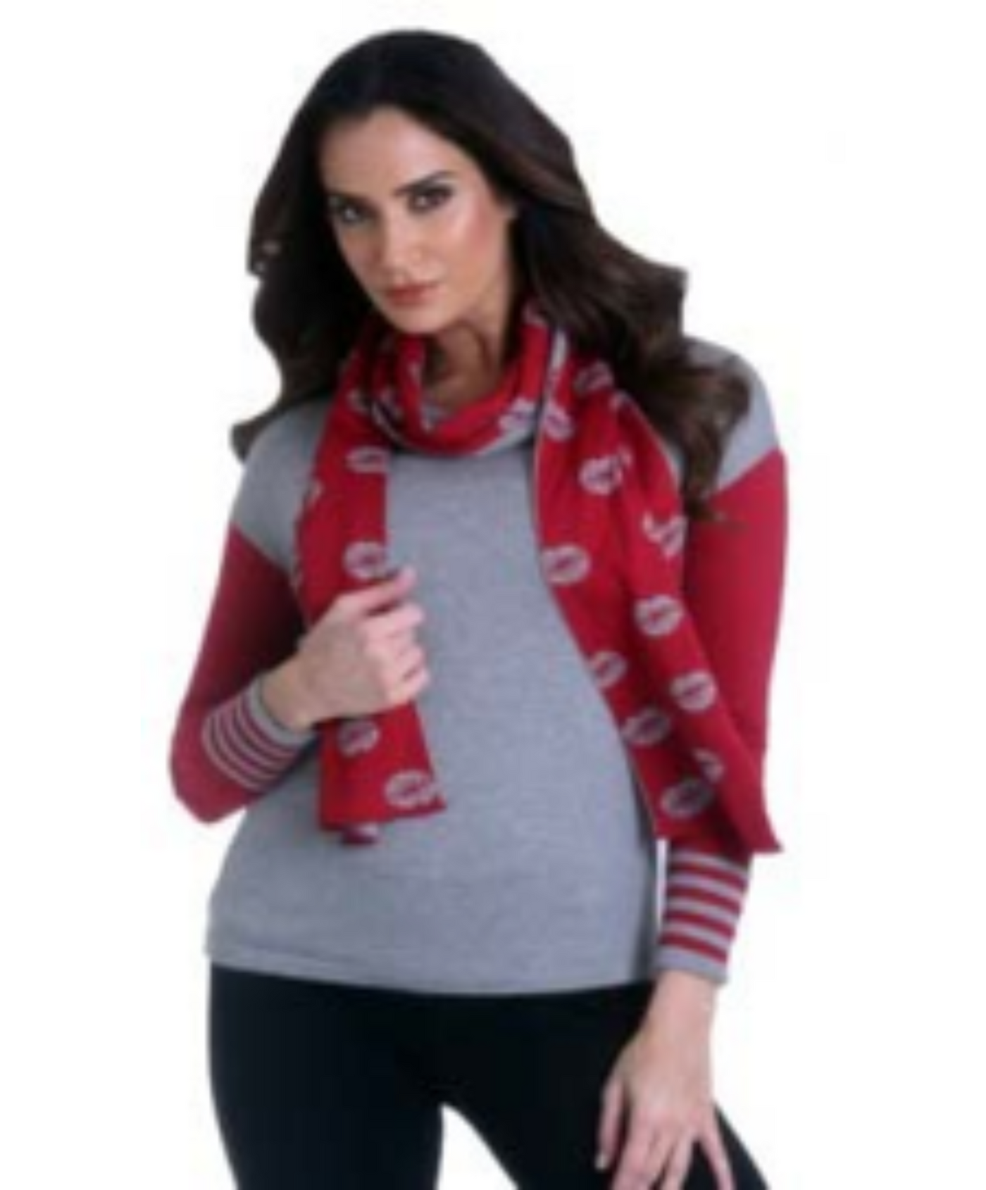 Kiss Me Pullover W/ Scarf