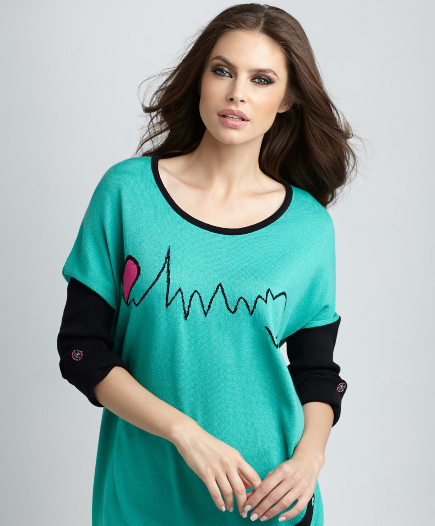 Heartbeat Graphic Sweater