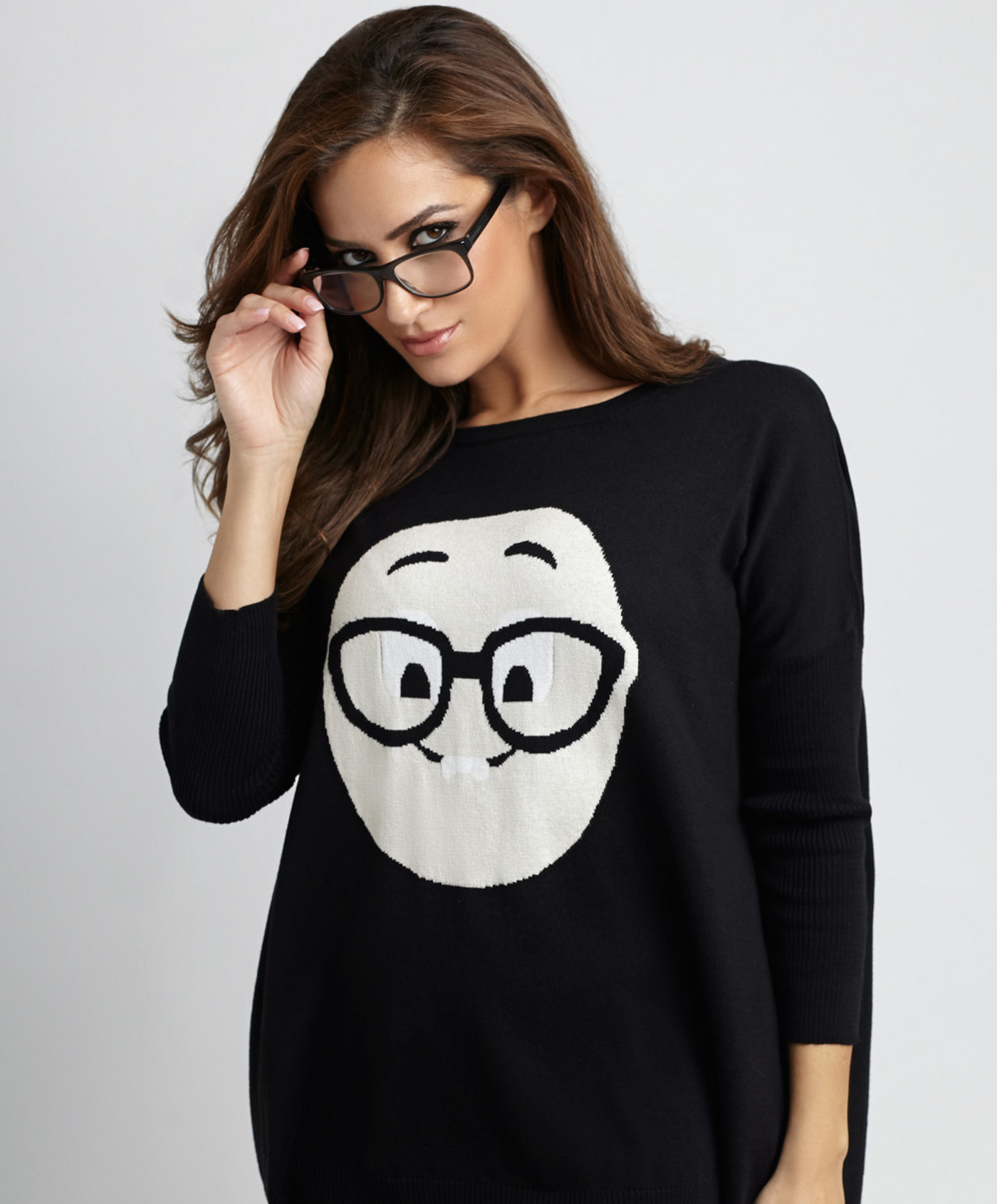 Geek Chic Emoji Pullover